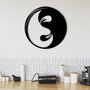 Wallity Boni Accesorio de pared decorativo de metal Negro